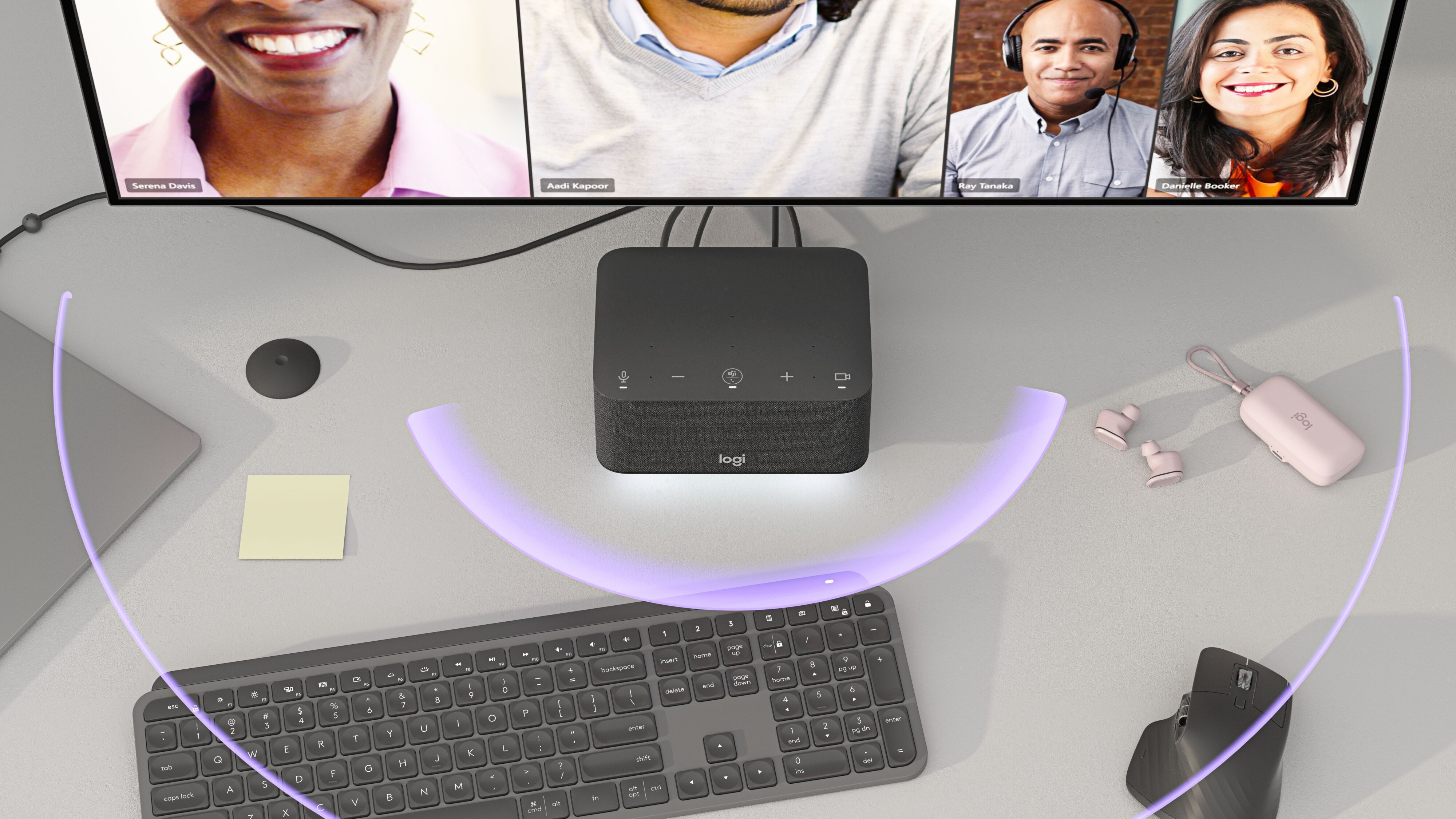 Logitech Dock Graphite LIFE Speakerphone Teams 3